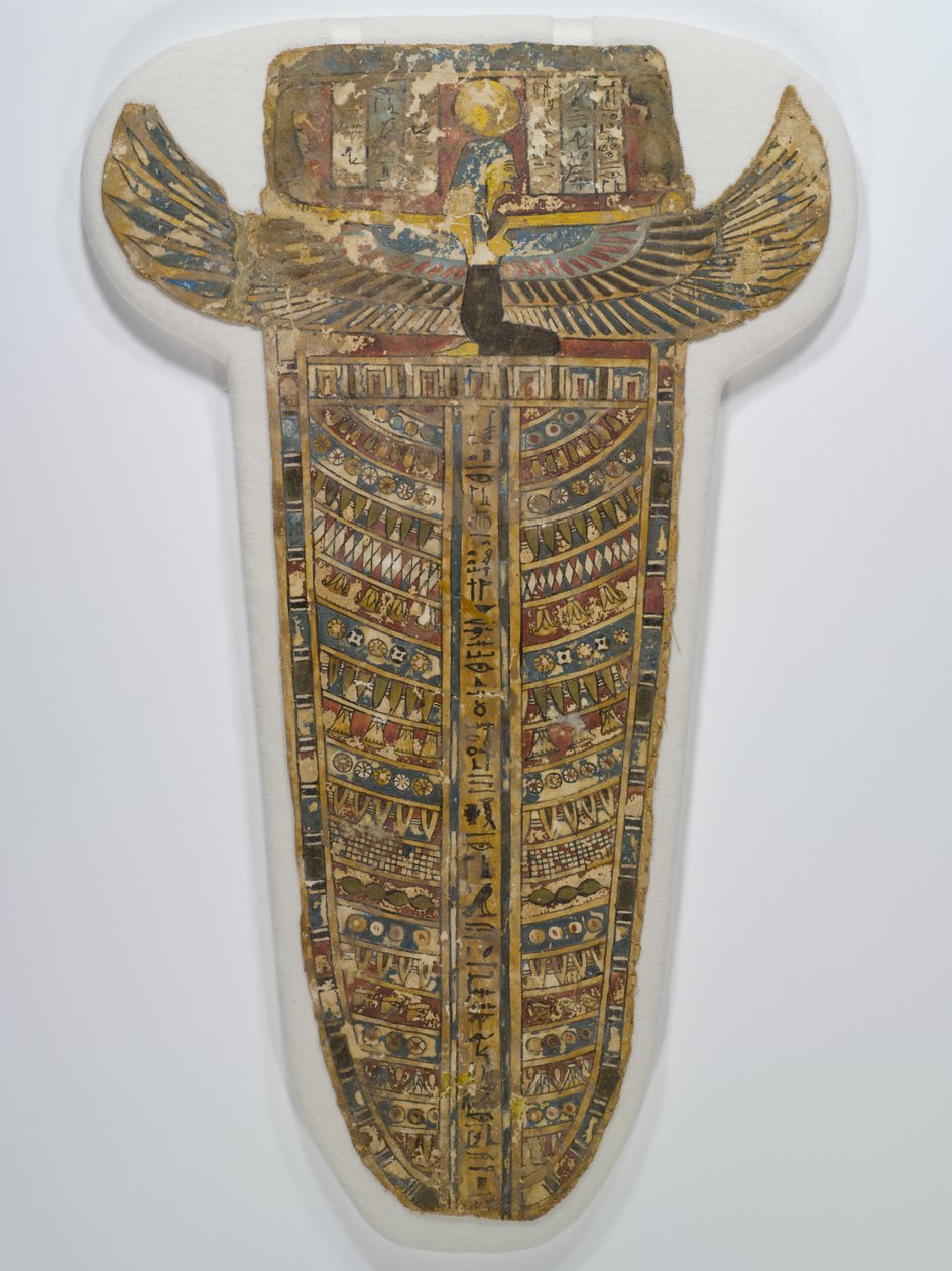 Bemalte Mumienabdeckung (Schurz), 305-30 v. Chr. von Egyptian