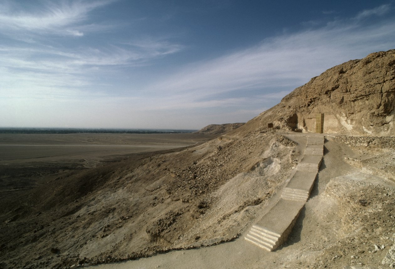 Königliche Nekropole von Echnaton, Tell el-Amarna, Ägypten, ägyptische Zivilisation, Neues Reich, 18. Dynastie von Egyptian 18th Dynasty