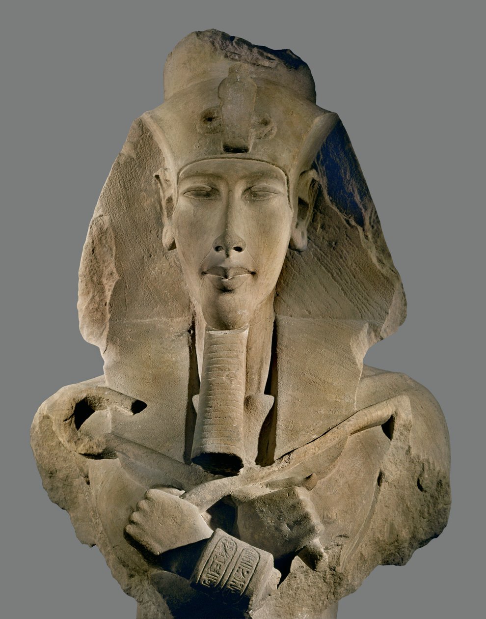 Pharao Amenophis IV. Echnaton (Skulptur) von Egyptian 18th Dynasty