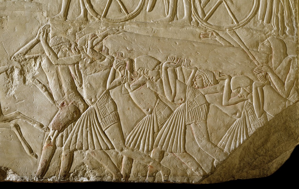 Relief aus dem Grab von Horemheb (Stein) von Egyptian 18th Dynasty