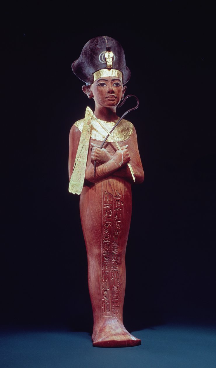 Shabti-Figur des Königs aus dem Grab von Tutanchamun (ca. 1370-1352 v. Chr.) Neues Reich von Egyptian 18th Dynasty