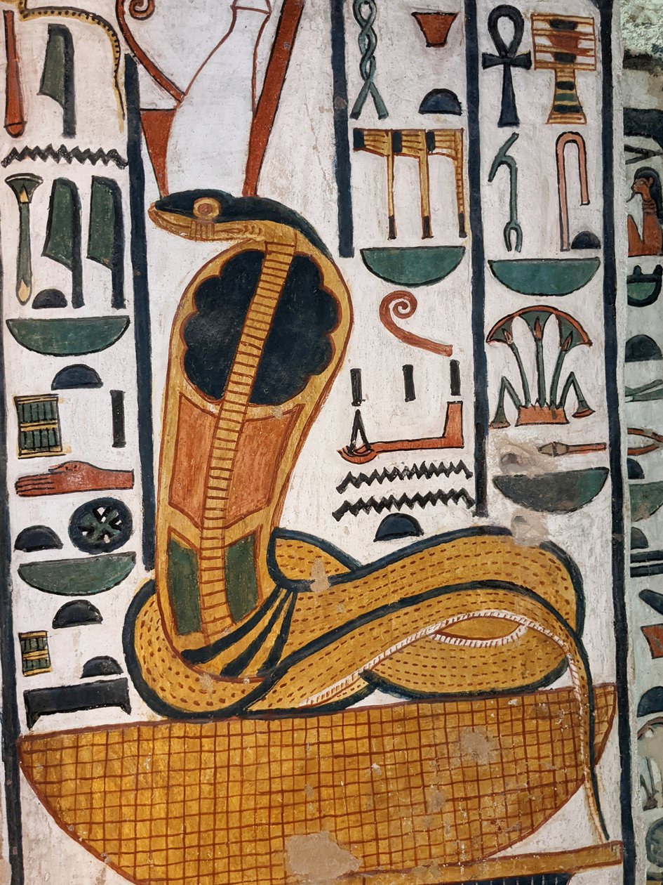 Grab von Nefertari / Ägyptische Göttin Wadjet von Egyptian 19th Dynasty