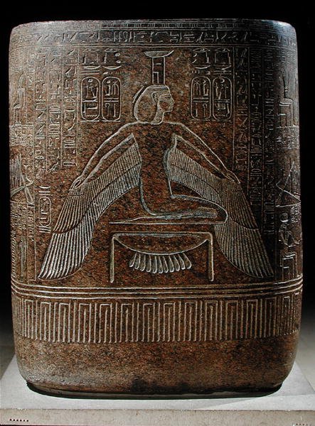 Nephthys schützt den Pharao, vom Sarkophag von Ramses III (ca. 1854-1153 v. Chr.) aus seinem Grab im Tal der Könige, Neues Reich von Egyptian 20th Dynasty