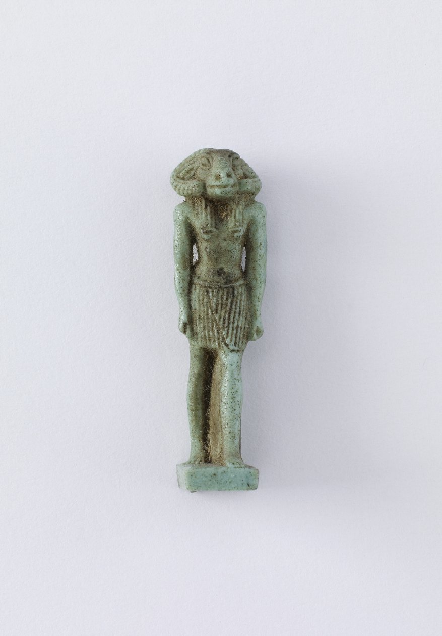 Stehende Figur der Gottheit Khnum, Saite-Periode, 664-525 v. Chr. von Egyptian 26th Dynasty
