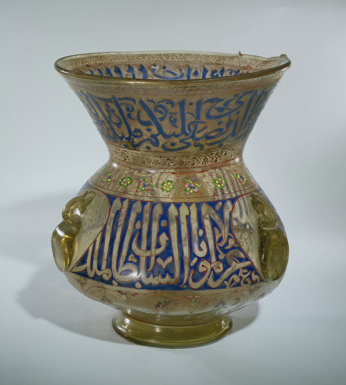 Moscheelampe im Namen von al Malik al Nasu Muhammad, ca. 1300-1340 von Egyptian School
