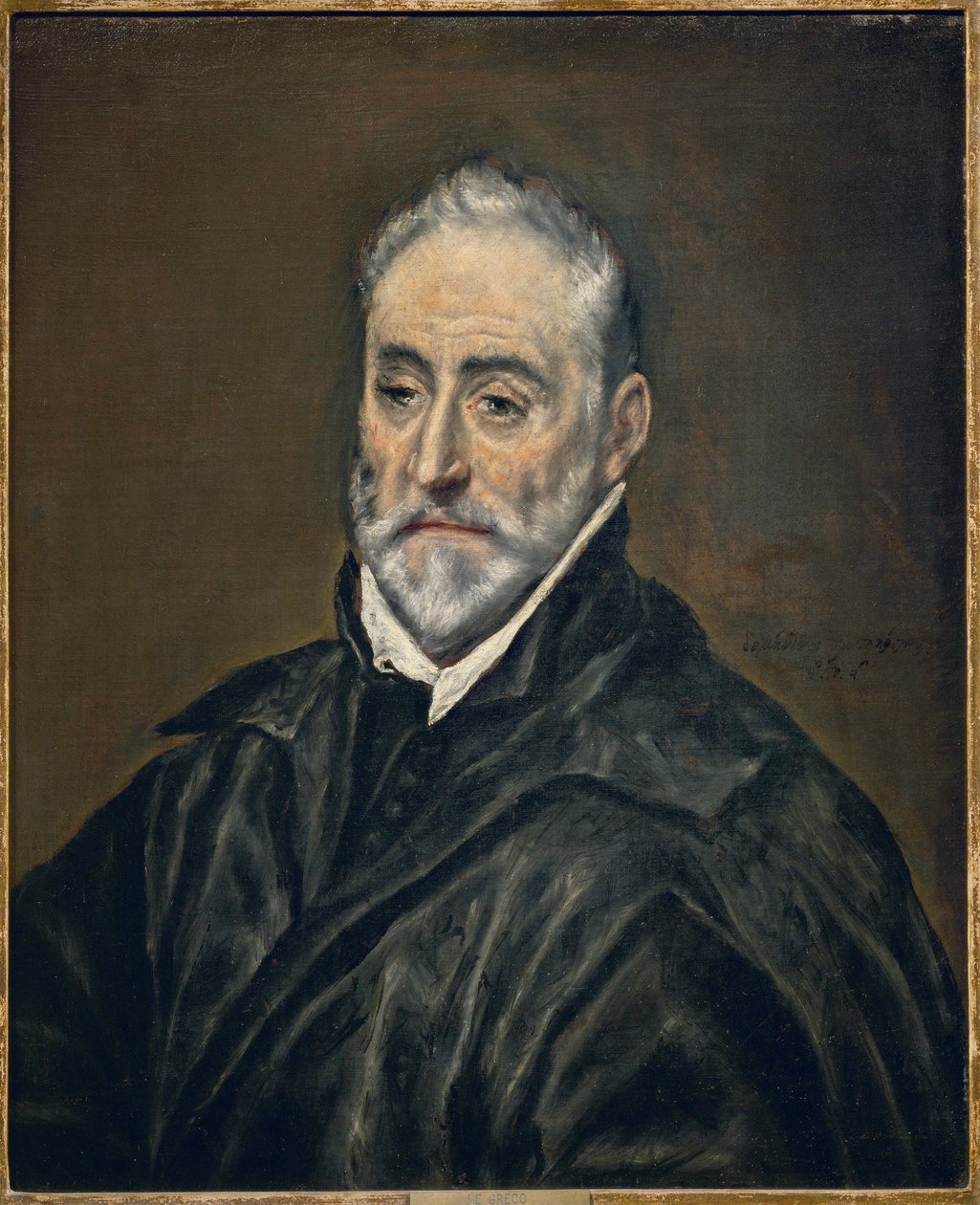 Antonio de Covarrubias y Leiva, Theologe, Kanoniker der Kathedrale von Toledo von El (1541 1614) Greco