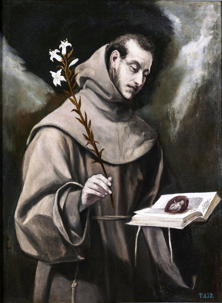Heiliger Antonius von Padua von El Greco