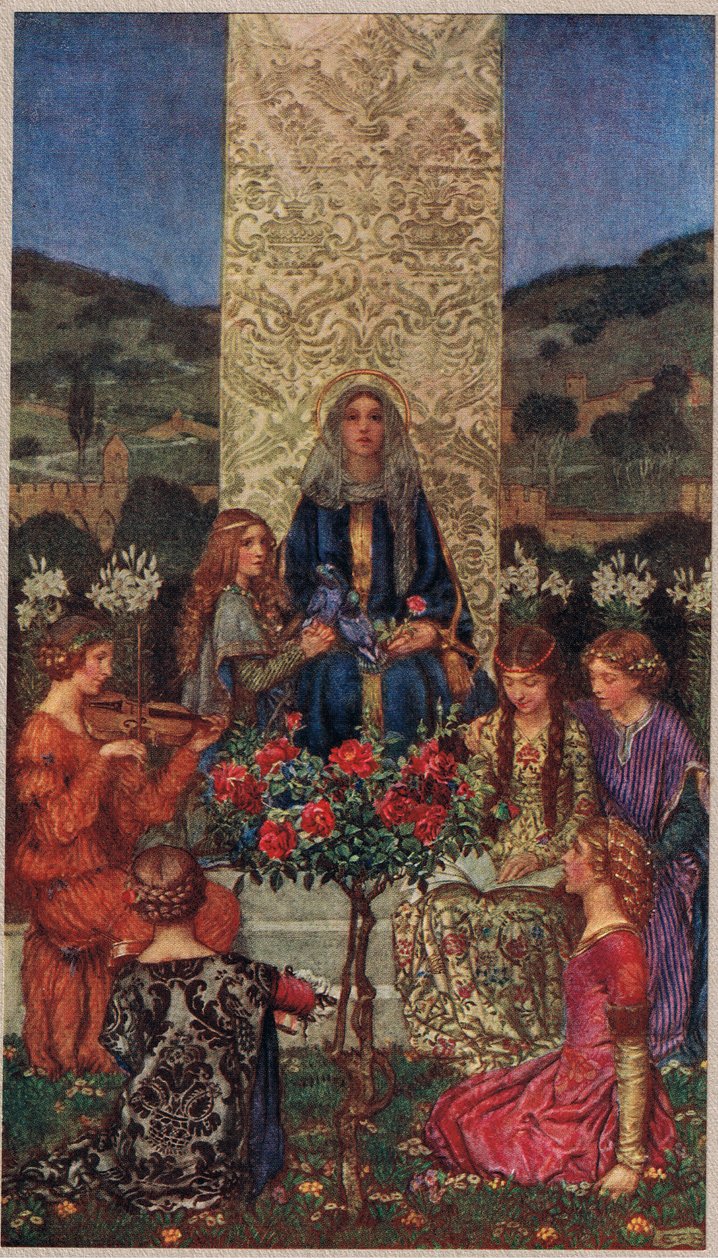 Unsere Liebe Frau singt Magnificat, Illustration aus 