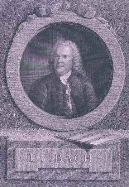 Add 38072 f.5 Johann Sebastian Bach (1685-1750), deutscher Komponist, graviert von S.G. Kutner von Elias Gottleib (after) Haussmann