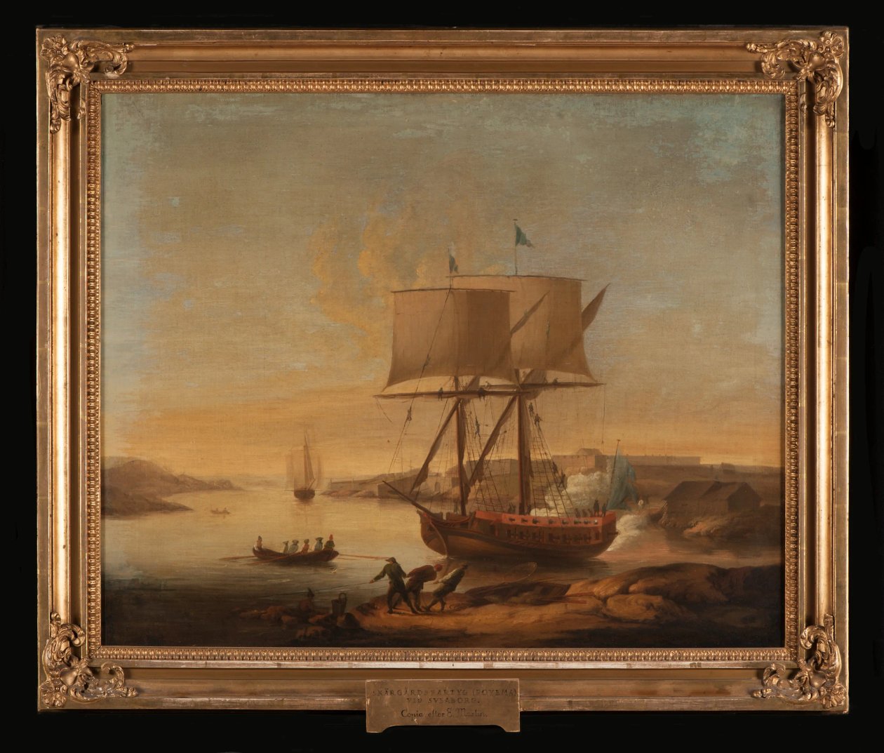 Schärenfahrzeug bei Sveaborg von Elias Martin