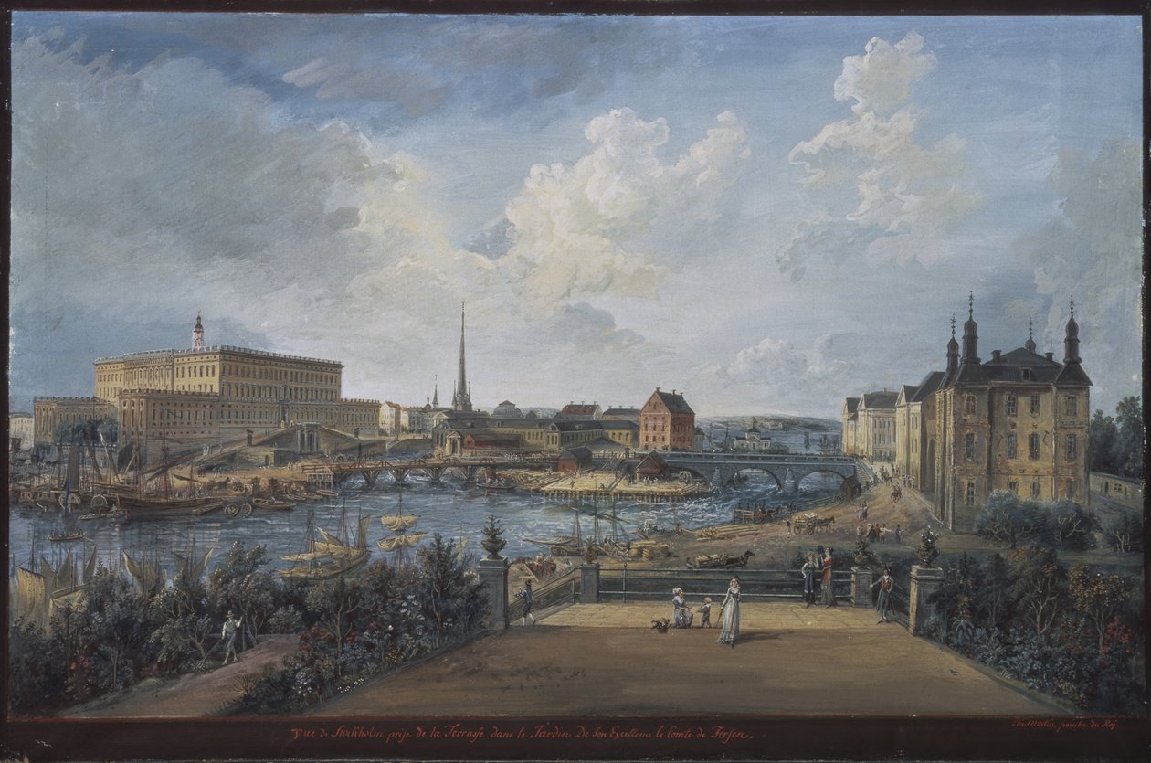 Blick auf Stockholm von Elias Martin