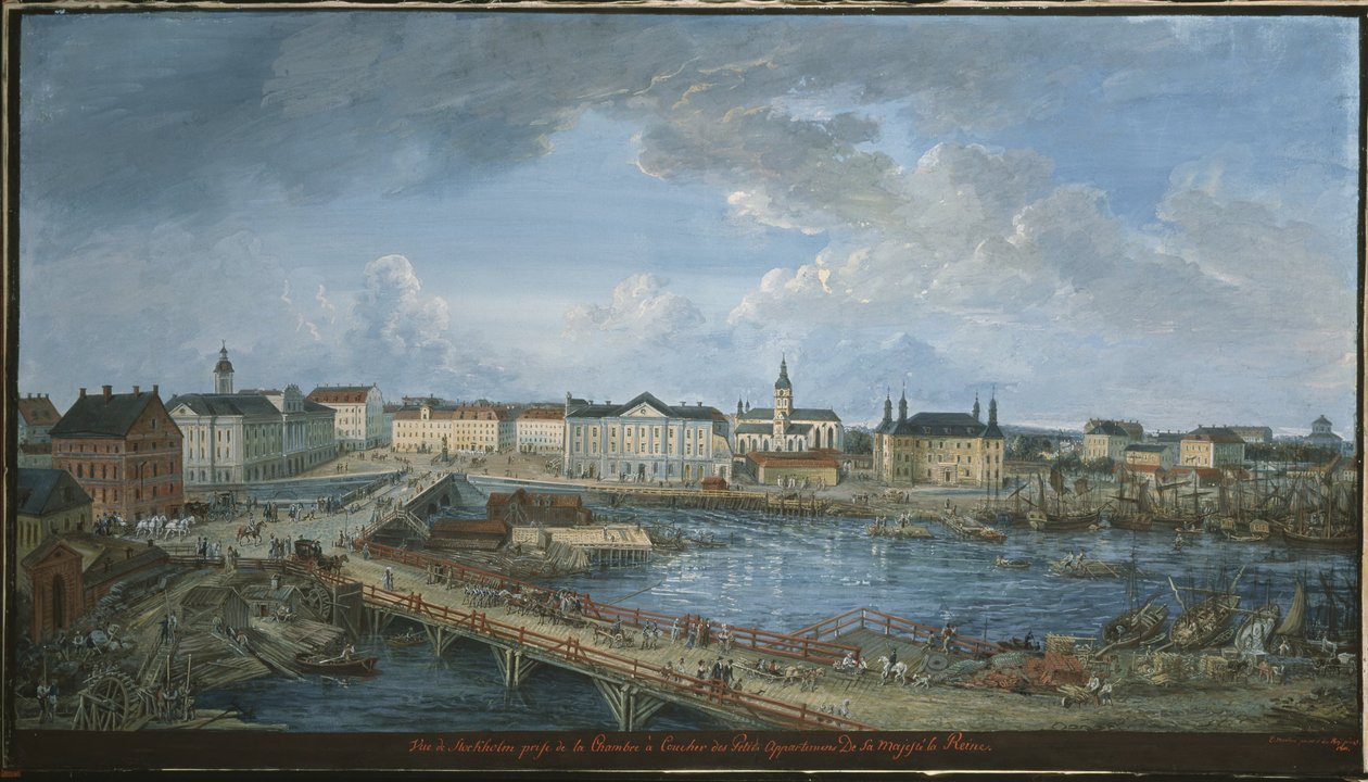 Blick auf Stockholm von Elias Martin
