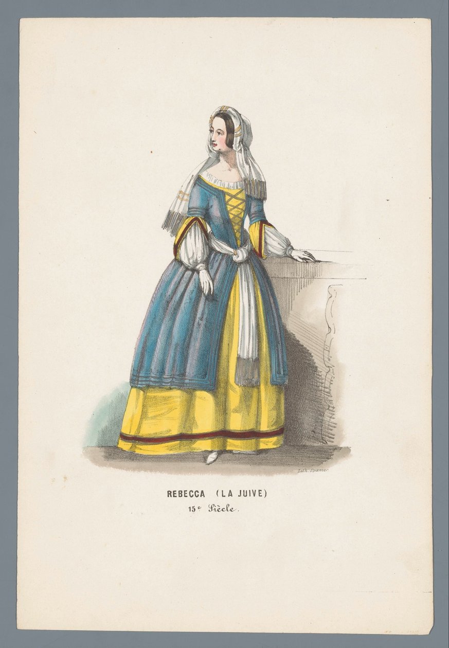 Rebecca (Die Jüdin) / 15. Jahrhundert von Elias Spanier