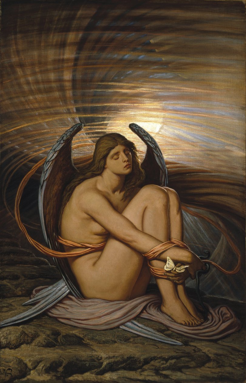 Seele in Gefangenschaft von Elihu Vedder