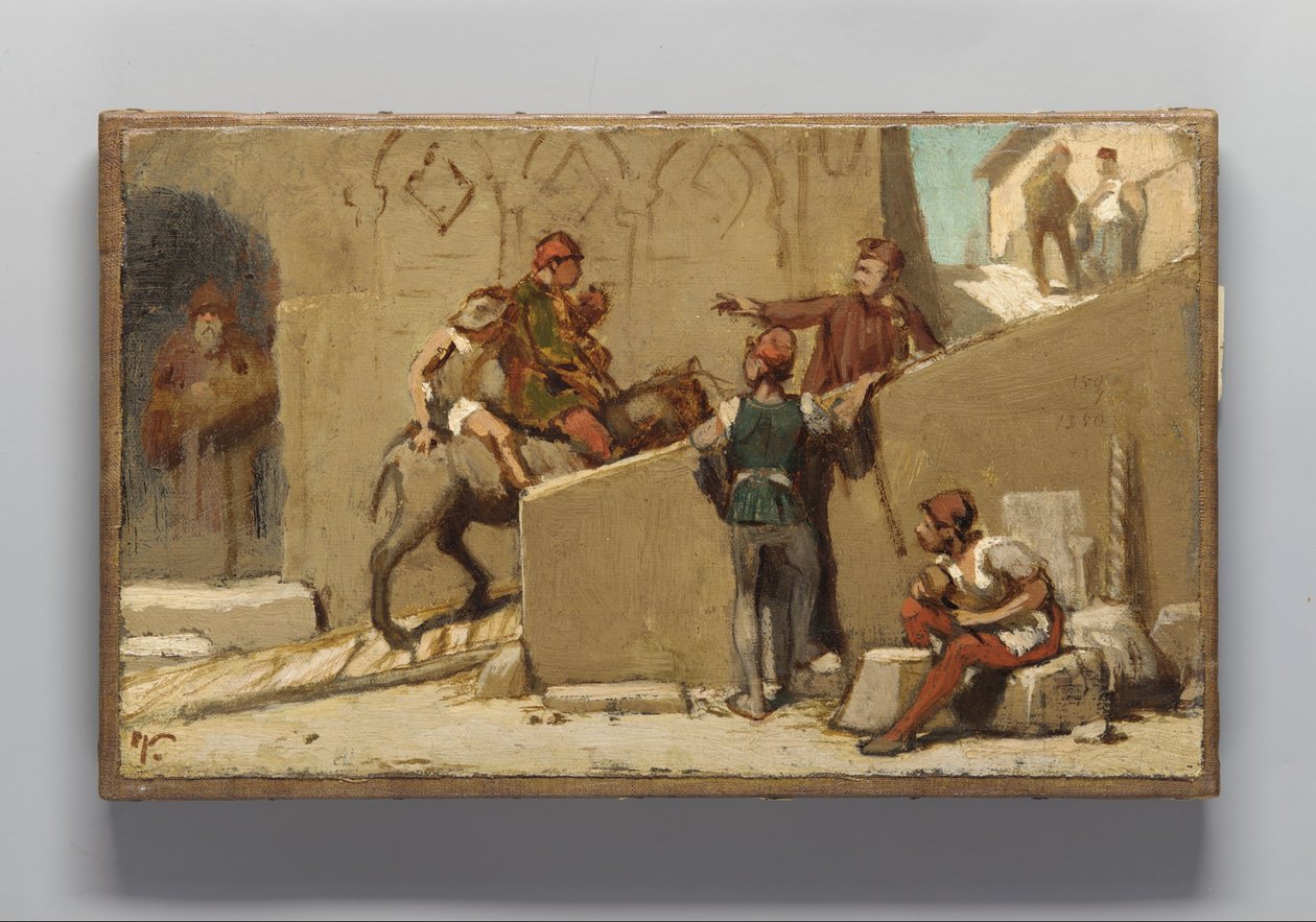 Die Fabel vom Müller, seinem Sohn und dem Esel Nr. 5 von Elihu Vedder