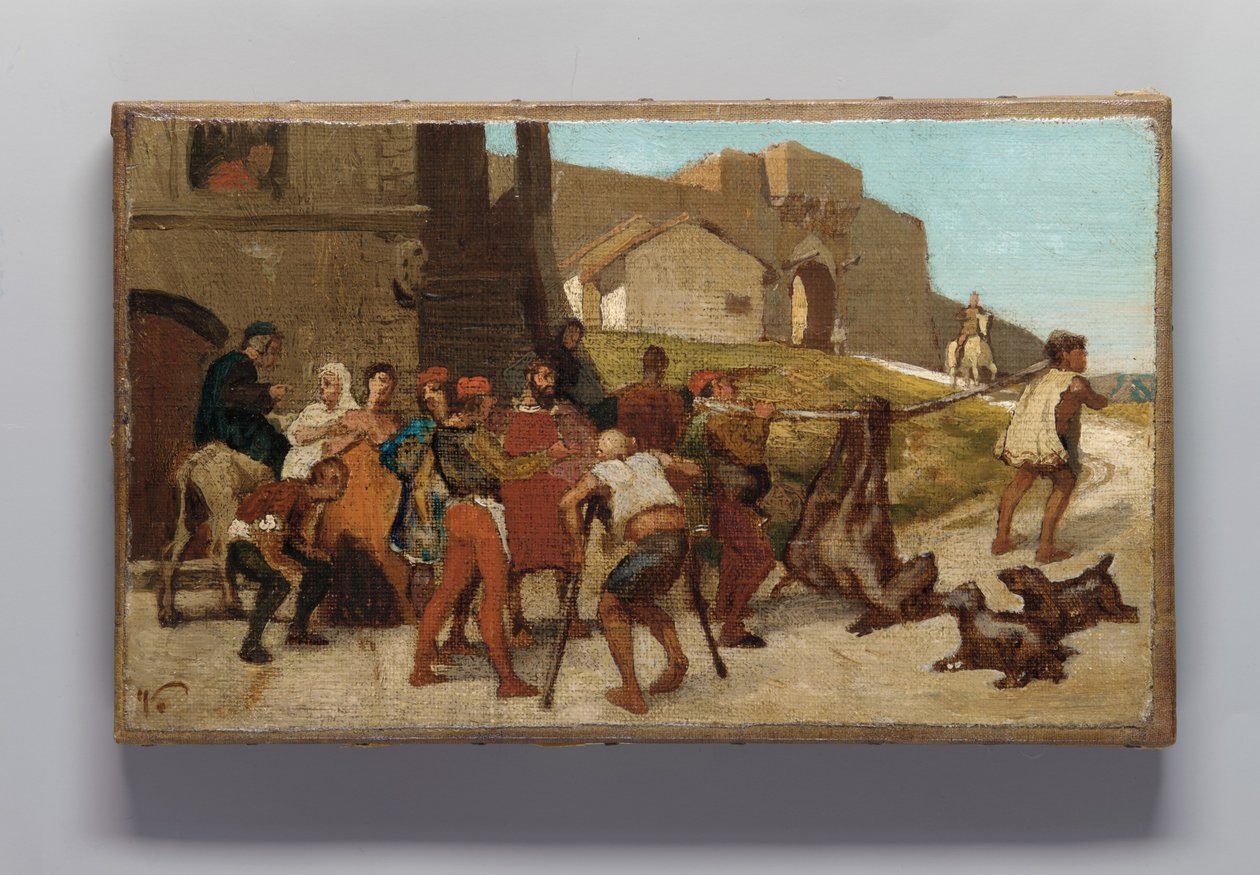 Die Fabel vom Müller, seinem Sohn und dem Esel Nr. 6 von Elihu Vedder