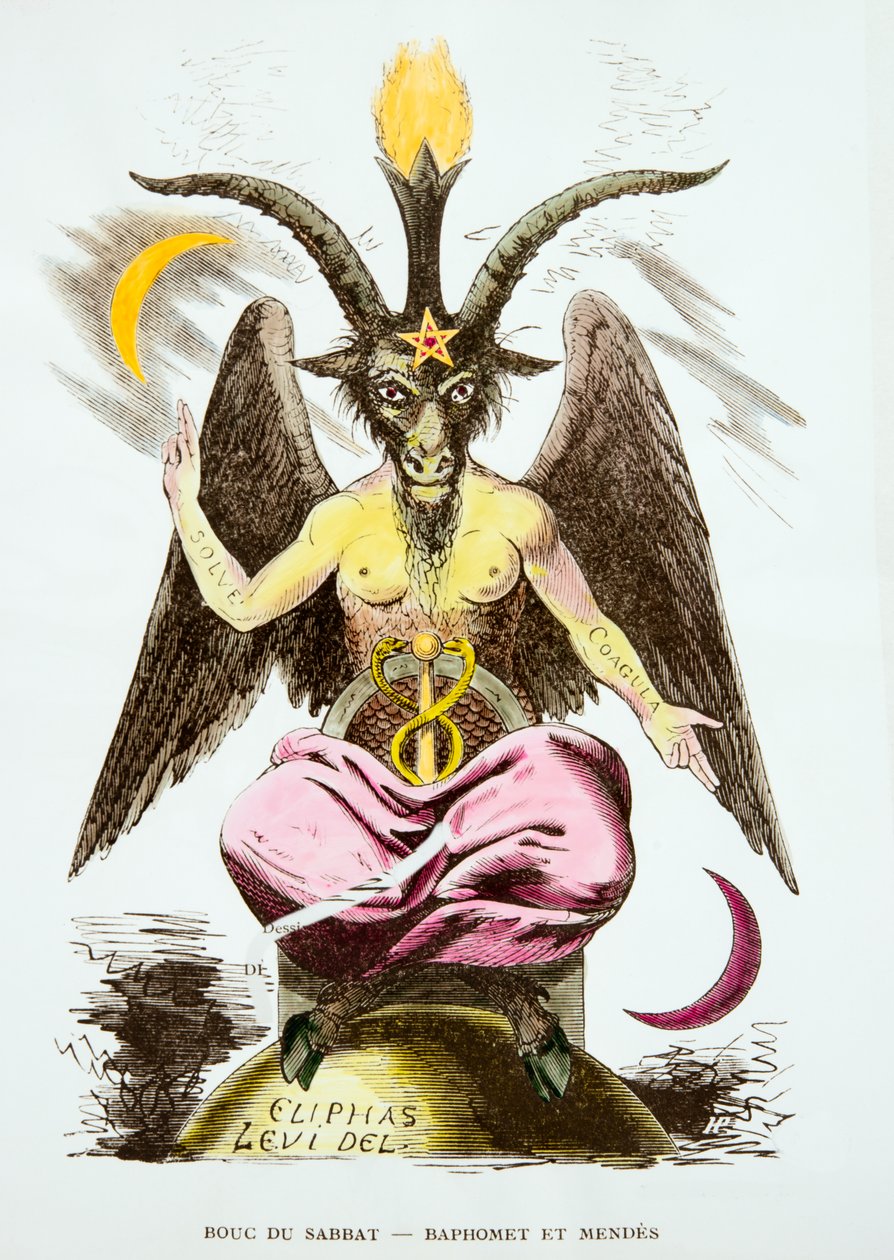 Baphomet und Mendes von Eliphas (1810-1875) Levi