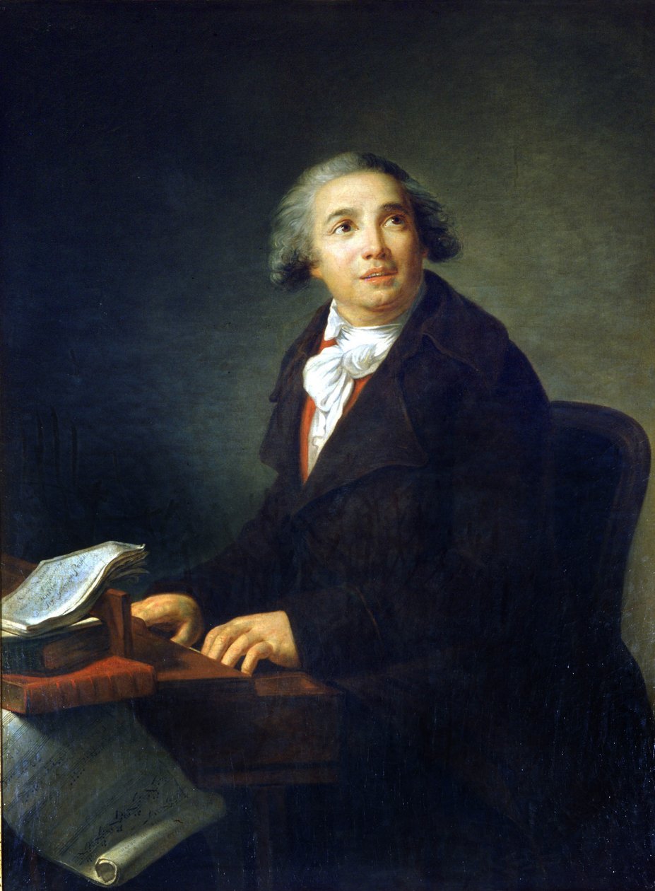 Giovanni Paisiello (1740-1816), italienischer Komponist von Elisabeth Louise Vigee Lebrun