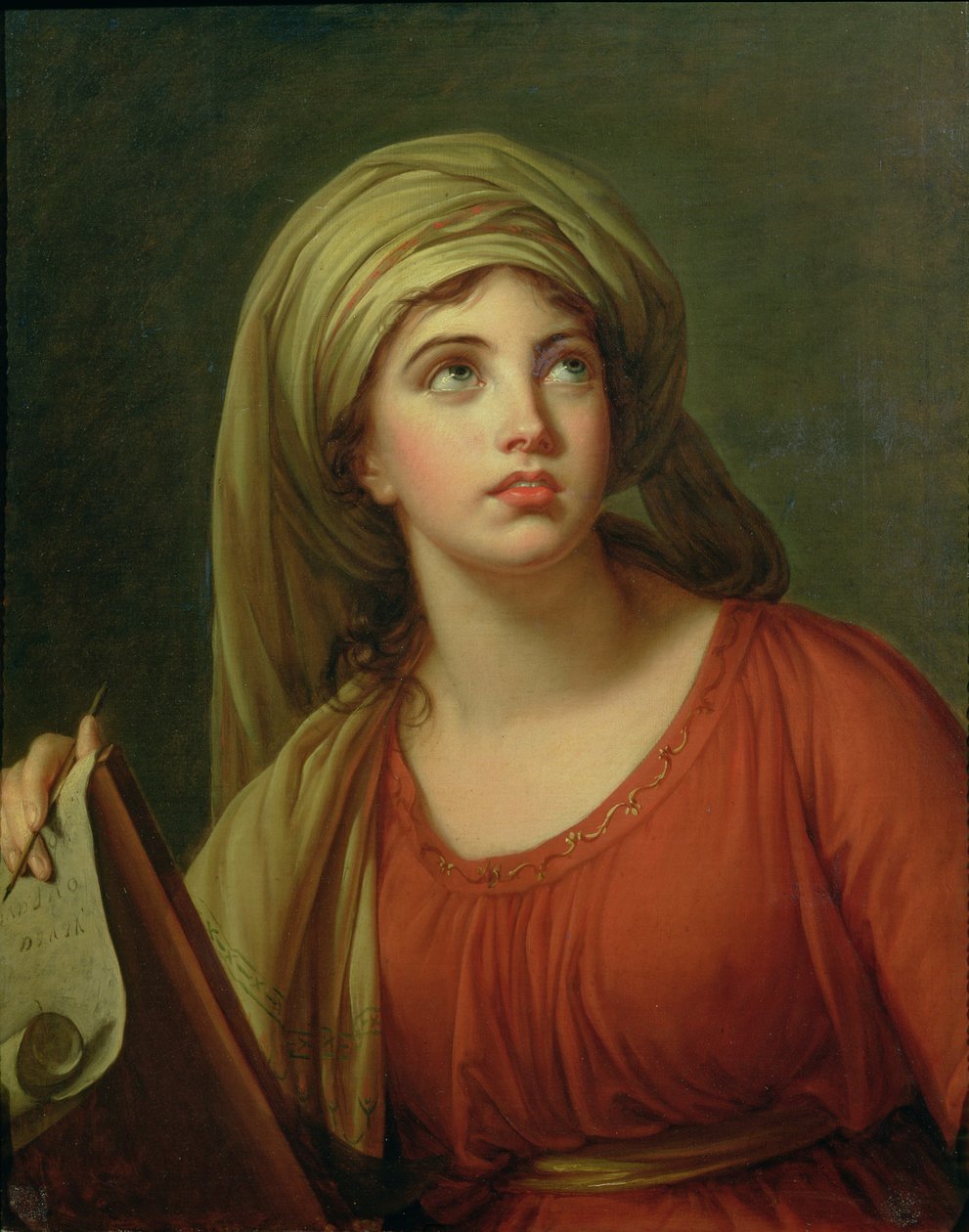 Porträt von Emma Hart (ca. 1765-1815), später Lady Hamilton, als Sibylle, ca. 1792 von Elisabeth Louise Vigee Lebrun