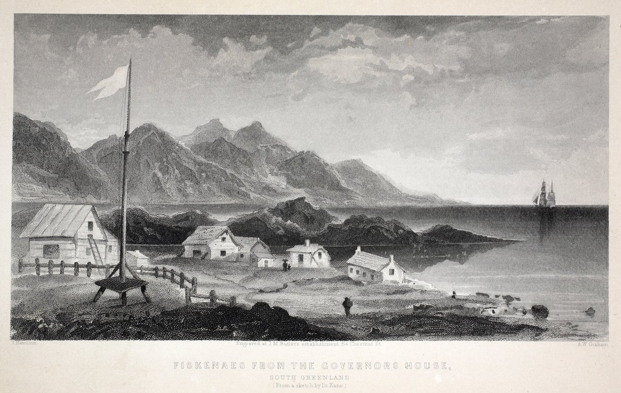 Fiskenaes vom Gouverneurshaus, Illustration aus 