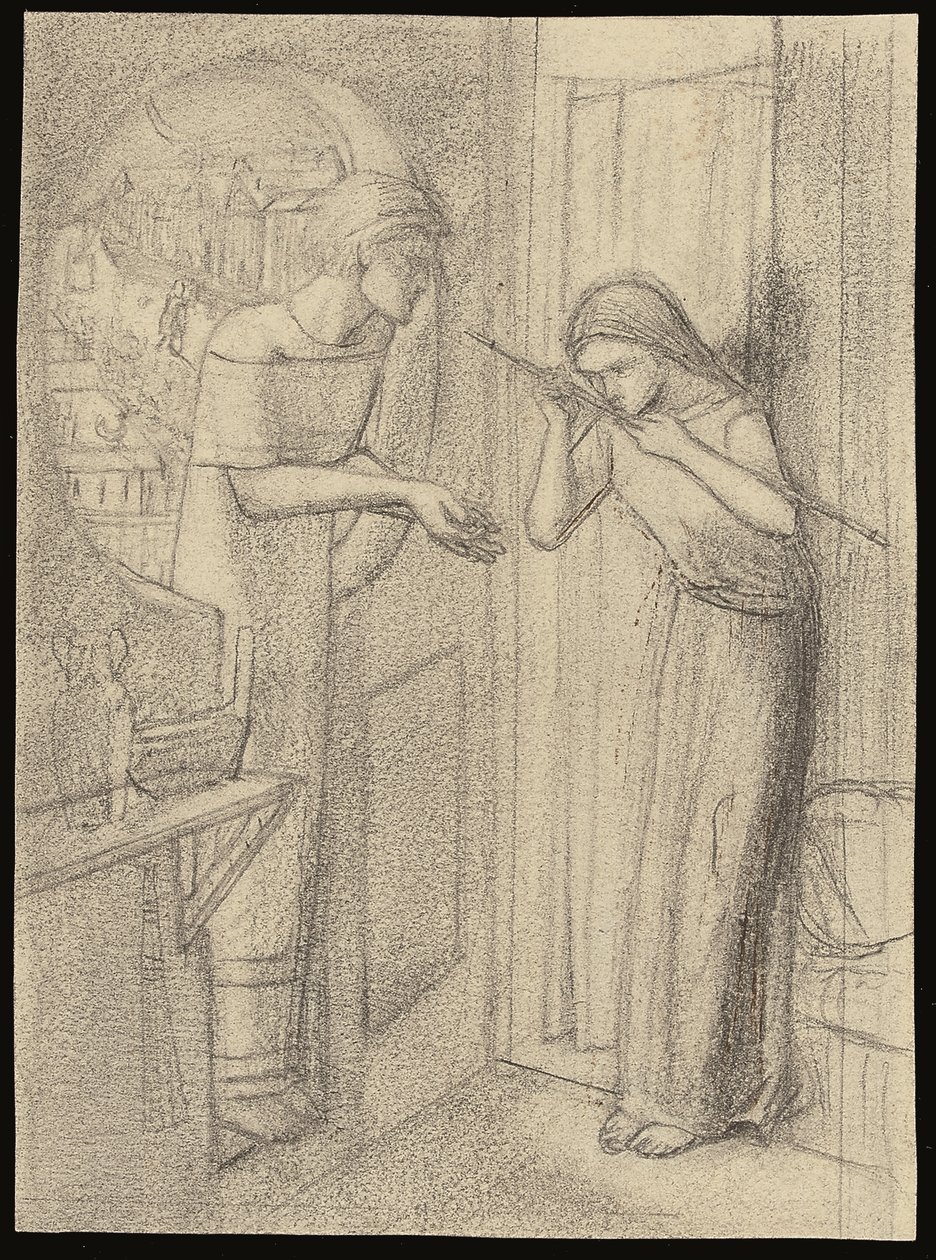 Clerk Saunders von Elizabeth Eleanor (1834 62) Siddal