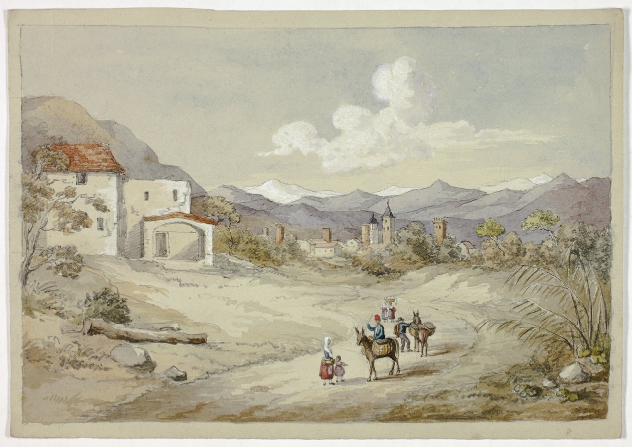Albenga an der Corniche-Straße von Elizabeth Murray