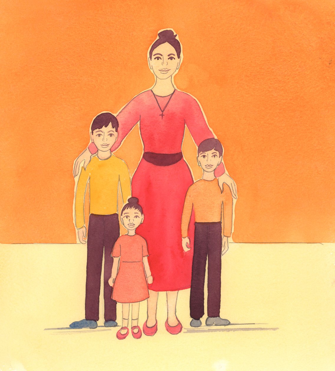 Eine Mutter bereitet Gott Freude, wenn sie ihre Kinder liebt und für sie sorgt von Elizabeth Wang
