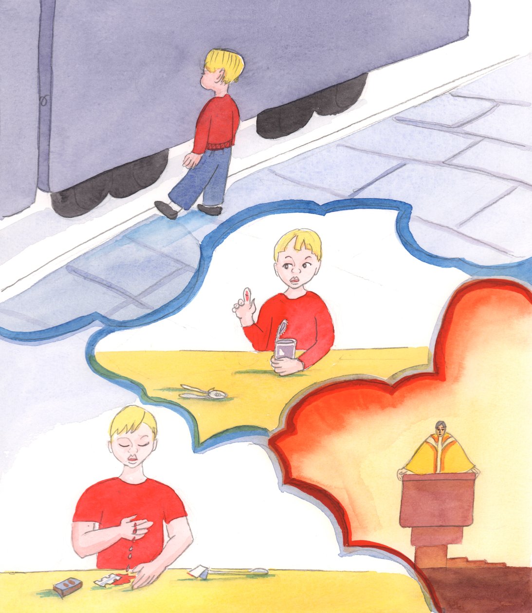 Ein Priester, der es versäumt, über Sünde und Trennung von Gott zu lehren, ist so unverantwortlich wie ein Elternteil, der einem Kleinkind erlaubt, an einer belebten Straße zu spielen oder alleine Dosen zu öffnen oder die Klinge im Rasiermesser seines Vat von Elizabeth Wang