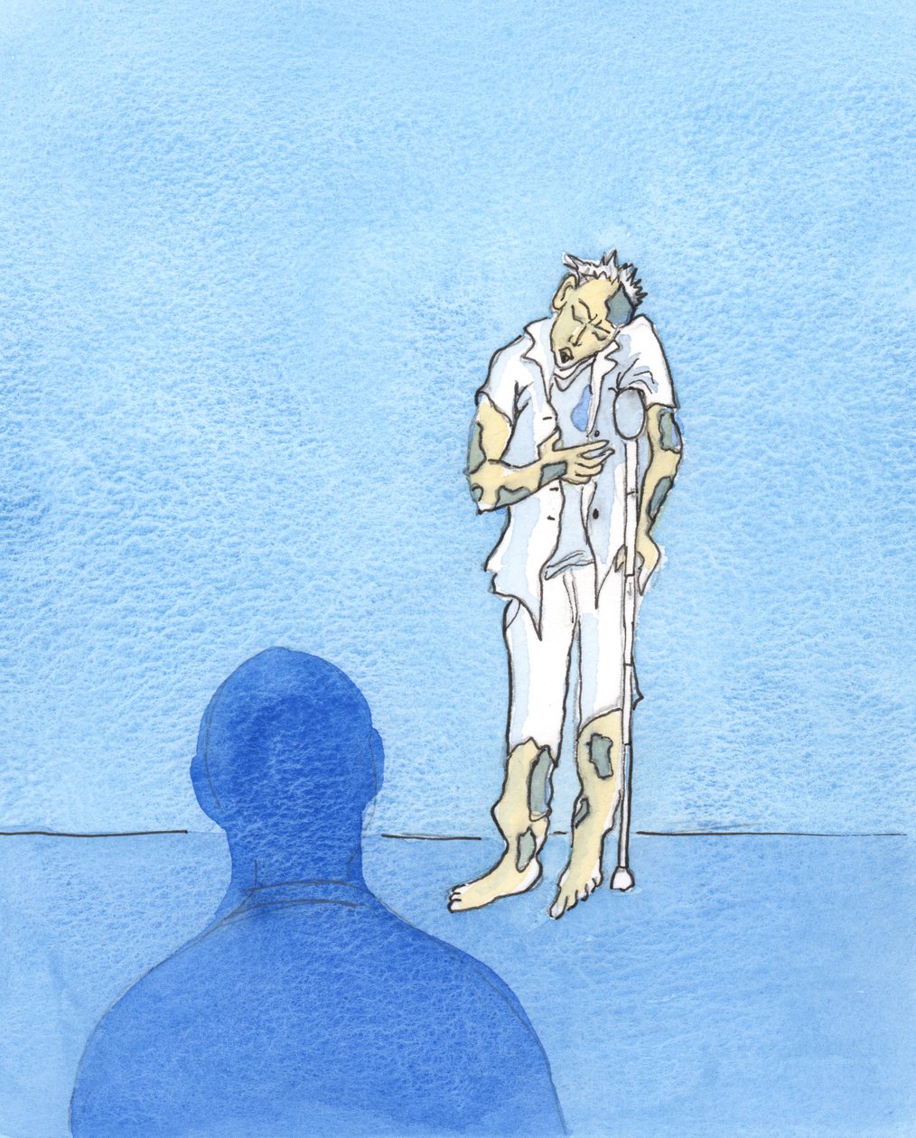 Eine sehr sündige Person ist in einem erbärmlichen Zustand, in Gottes Augen, und in den 
