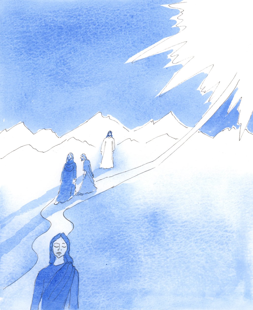 Wie mein Herz jetzt schmerzt, sagte mir Christus, so schmerzte sein Herz, als er in seinem irdischen Leben sah, wie Menschen seine weisen Worte ignorierten und sich weigerten, den Weg zum Himmel zu folgen von Elizabeth Wang