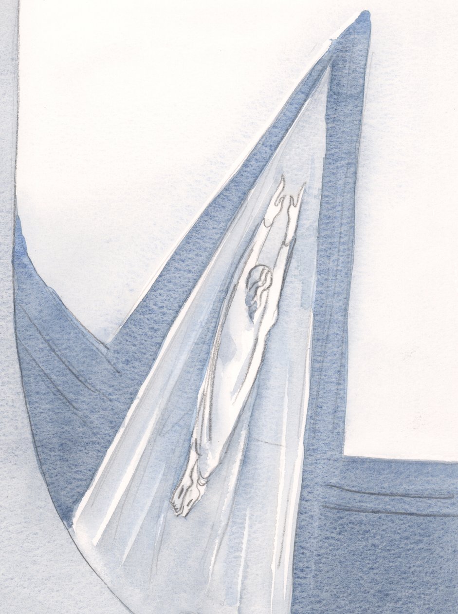 Christus trat in den Himmel ein, in Weiß gekleidet, und wir folgen dem Weg. von Elizabeth Wang