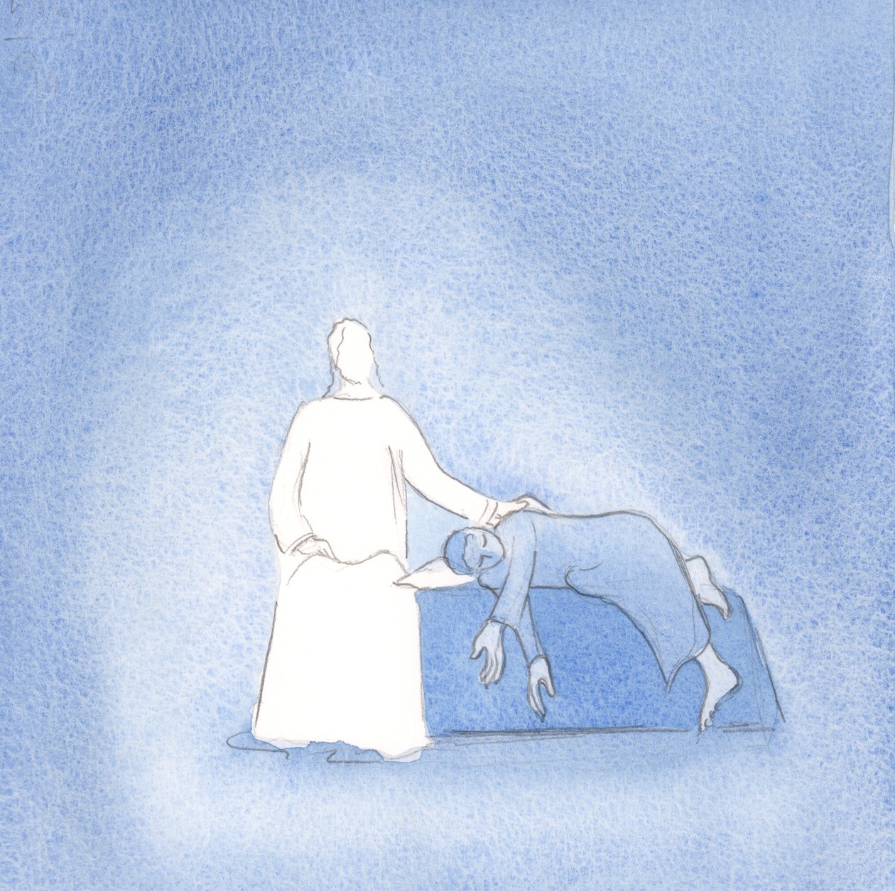 Christus ist seinen Freunden in jeder Situation nahe von Elizabeth Wang