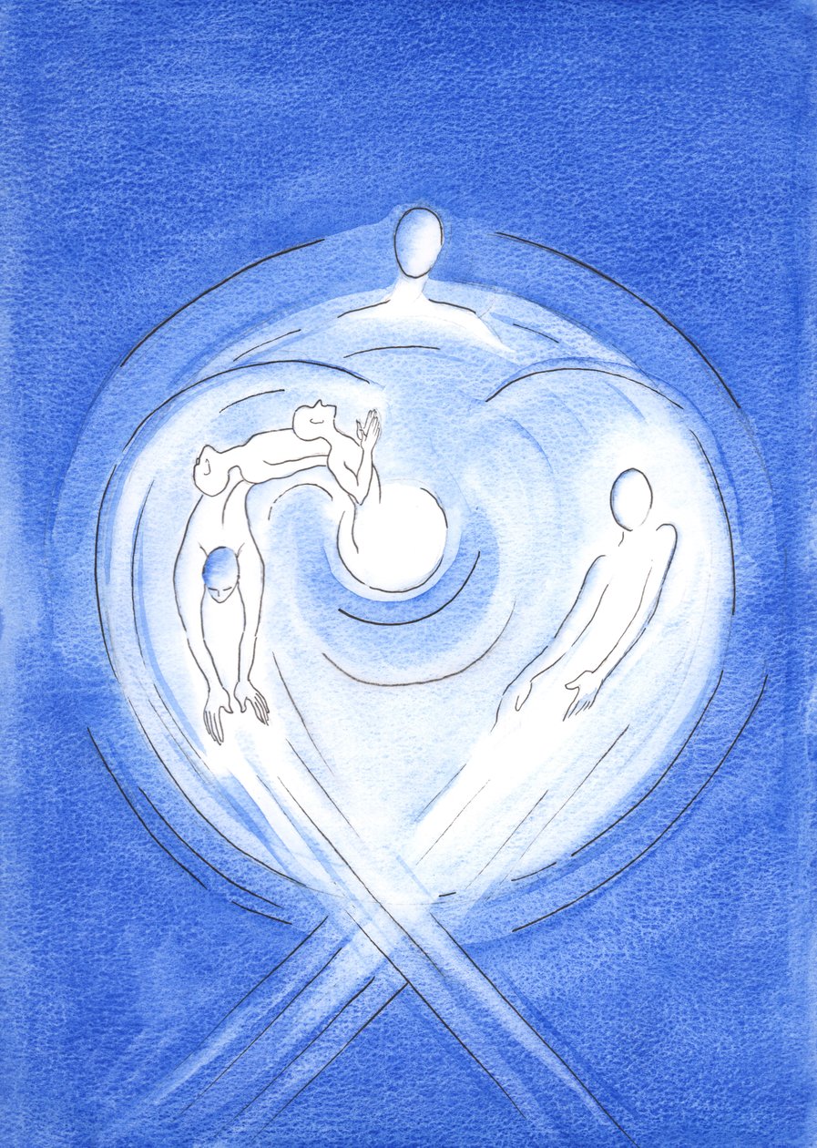 Von Ewigkeit her entspringt der Sohn Gottes, der von Maria geboren wurde, aus der glühenden Liebe des Herzens des Vaters, in der Kraft des Heiligen Geistes von Elizabeth Wang
