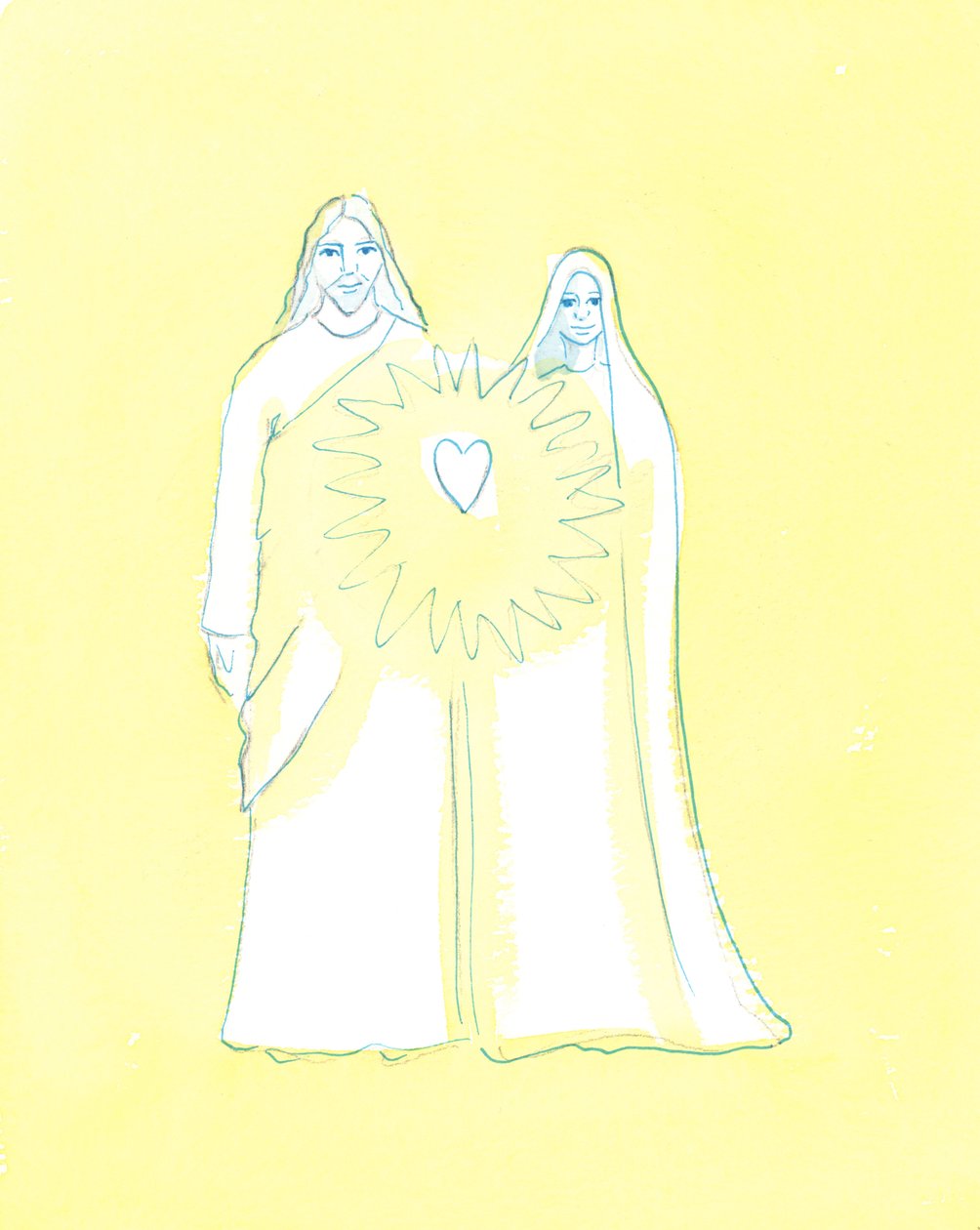 Unsere Liebe Frau teilte das Leiden Christi wie niemand sonst auf Erden, 2003 von Elizabeth Wang