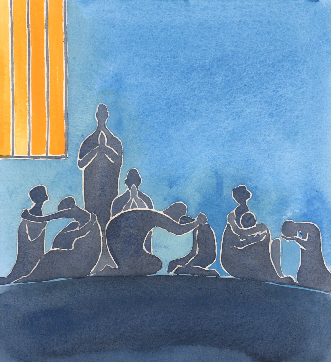 Die armen Seelen haben nur einander zur Gesellschaft: so traurige Gesellschaft, während sie weinen und die Zeiten beklagen, die sie auf Erden verschwendet haben, als sie mehr Liebe zu Gott oder ihrem Nächsten hätten zeigen können oder schneller hätten bere von Elizabeth Wang