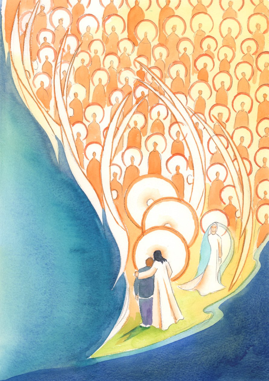 Wann immer wir im Namen Jesu beten, selbst in Dunkelheit oder Einsamkeit, teilen wir das Leben der ganzen himmlischen Gemeinschaft von Elizabeth Wang