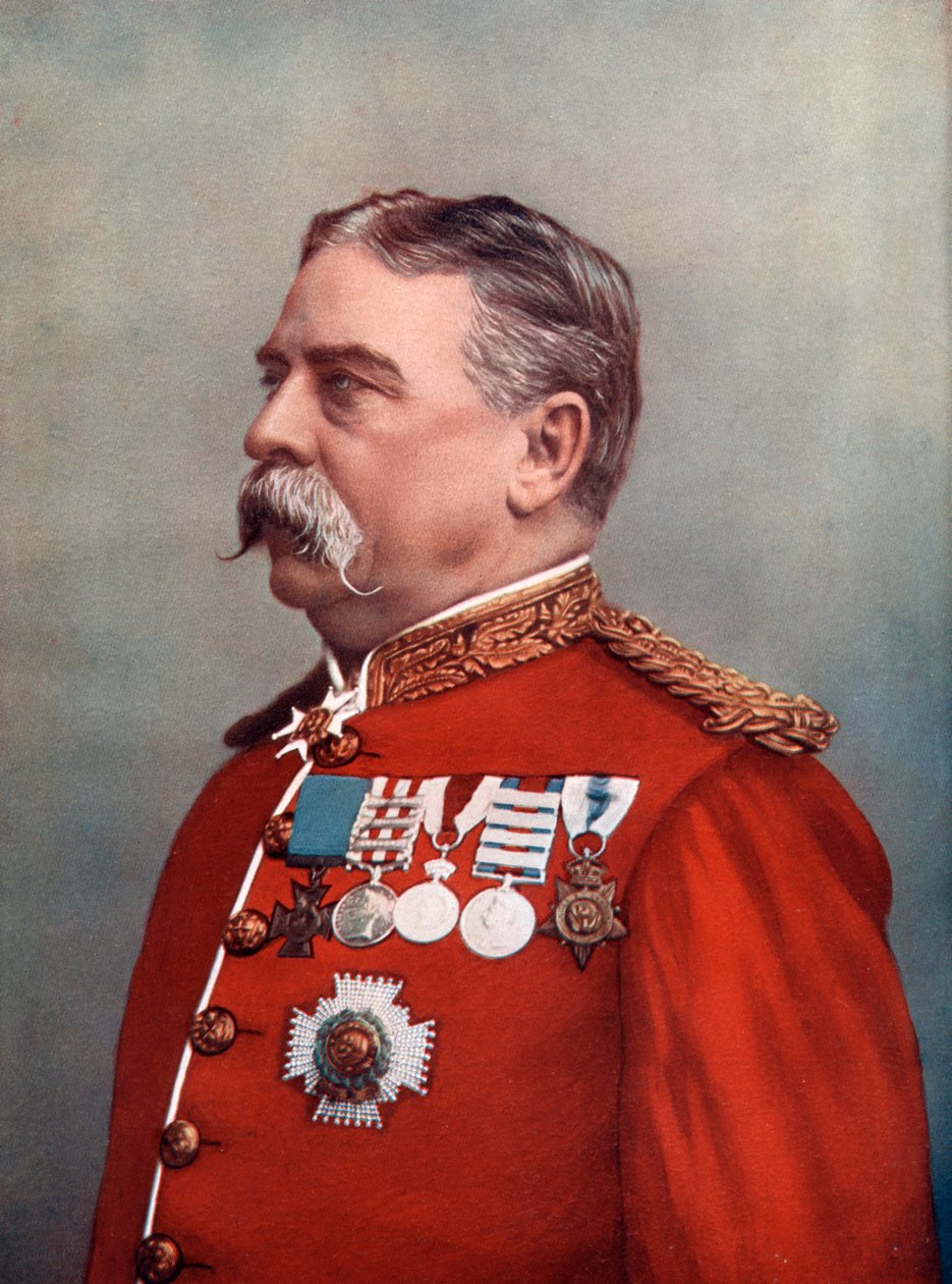 General Sir Hugh Gough, Hüter der Juwelen, Tower of London, 1902 von Elliott and Fry