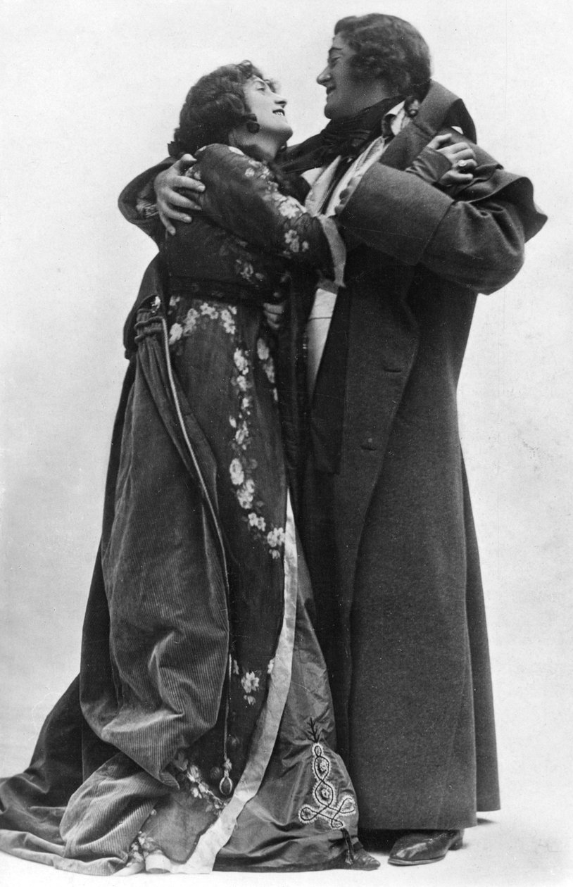Julia Neilson und Fred Terry in Der scharlachrote Pimpernel, um 1905 von Ellis and Walery