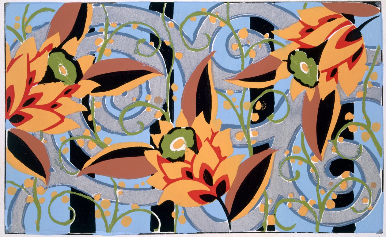 Blumen und Laub, ca. 1925 von Émile Allain Séguy