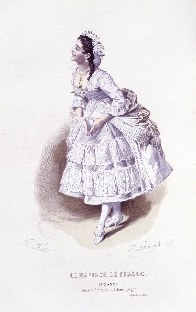 Gesamtwerk von Beaumarchais (1732-1799) von Edouard Fournier, Ed. Laplace, Sanchez et Cie, Paris 1876 von Emile Antoine Bayard