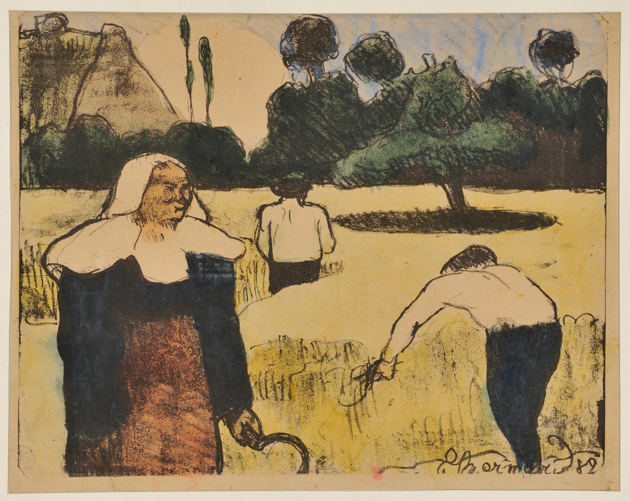 Der Schnitter von Emile Bernard