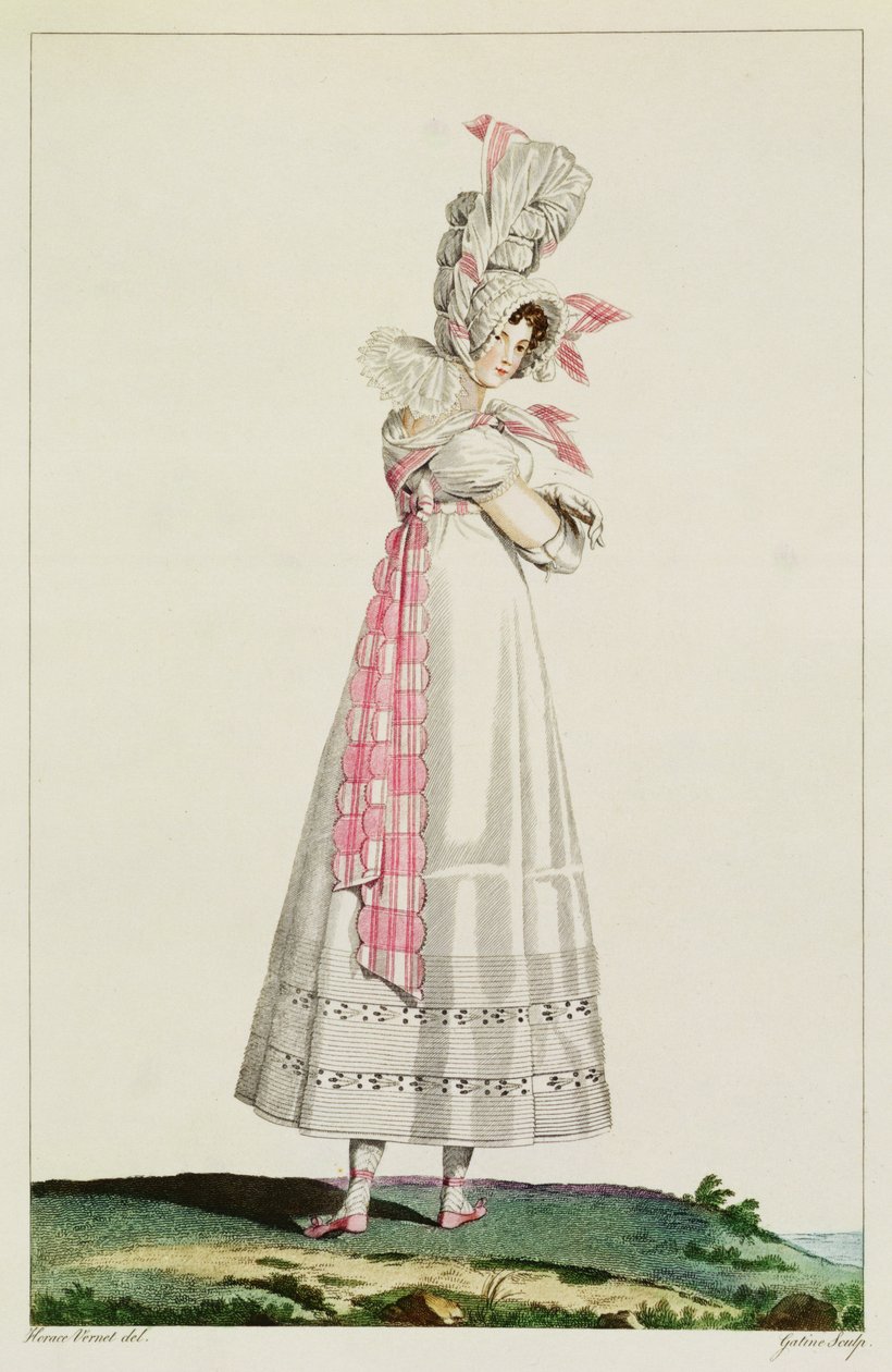 Sommerkleid, Modeplatte aus 
