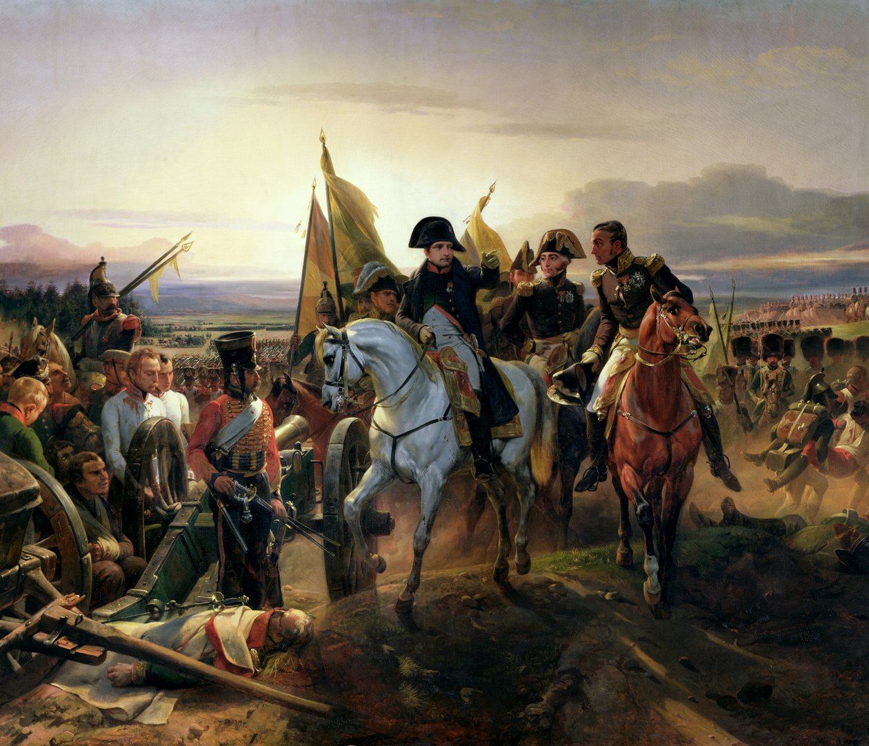 Die Schlacht bei Friedland, 14. Juni 1807 von Emile Jean Horace Vernet