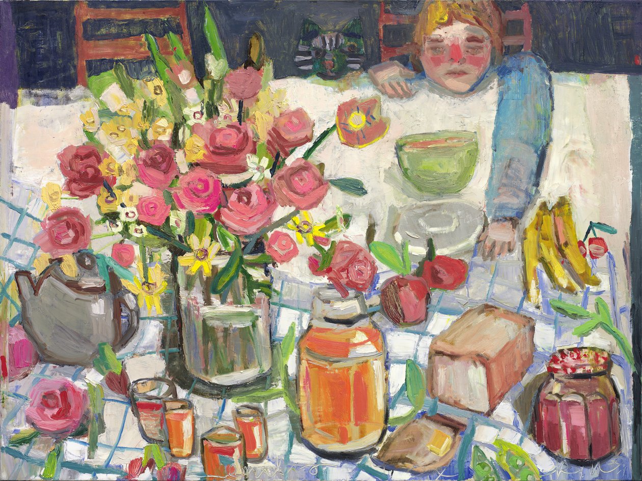 Nach dem Mond greifen, 2023 von Emily Fox King