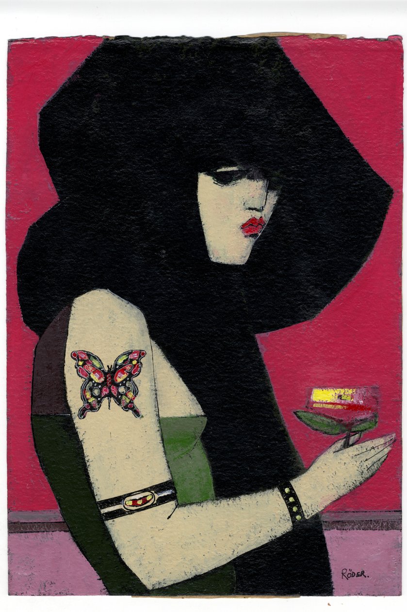 Schmetterlingstattoo von Endre Roder
