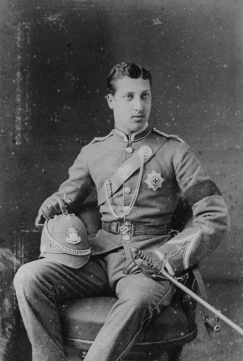 Prinz Albert Victor, Herzog von Clarence und Avondale, 1885 von English Photographer