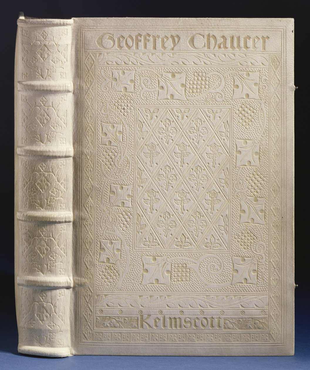 Einband von Doves Bindery für den Kelmscott Chaucer, 1896 von English School
