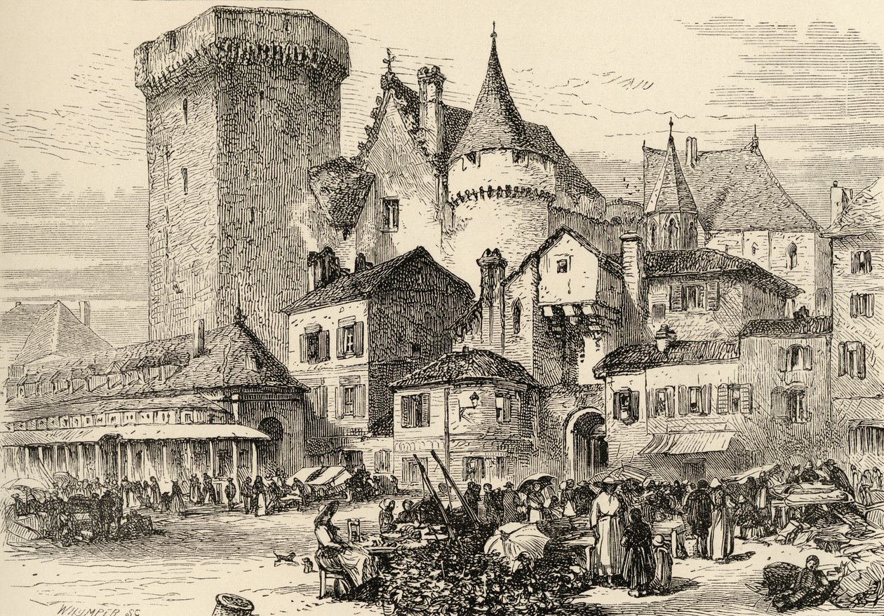 Angoulême, Frankreich, Illustration aus 