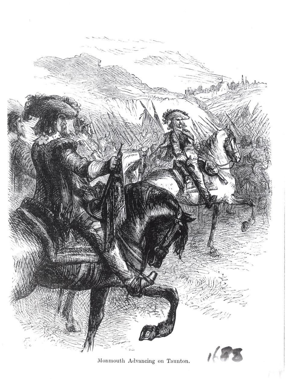 Herzog von Monmouth rückt auf Taunton vor von English School