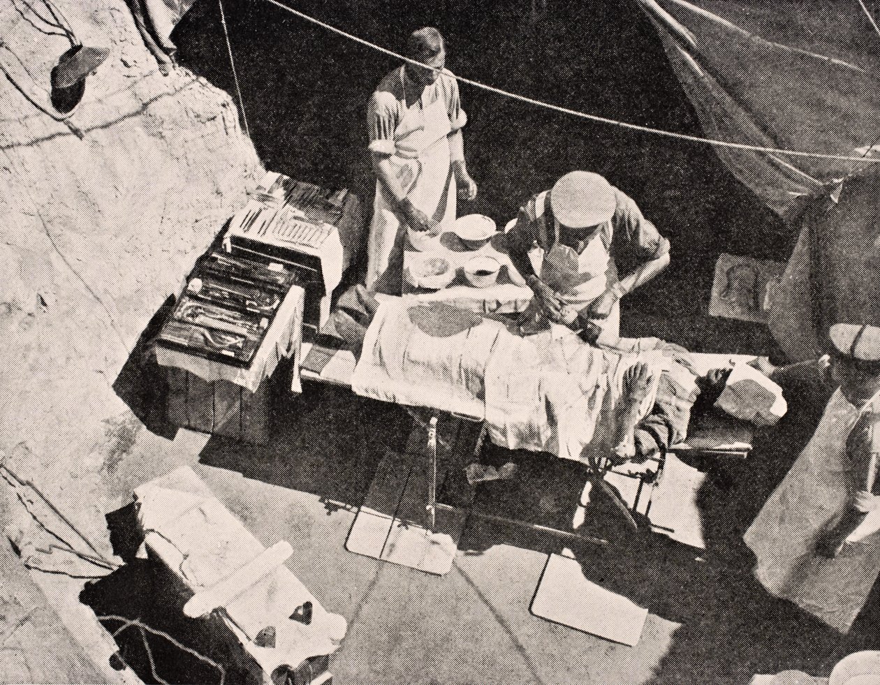 Feldchirurgie auf der Halbinsel Gallipoli, Türkei, 1915, aus 